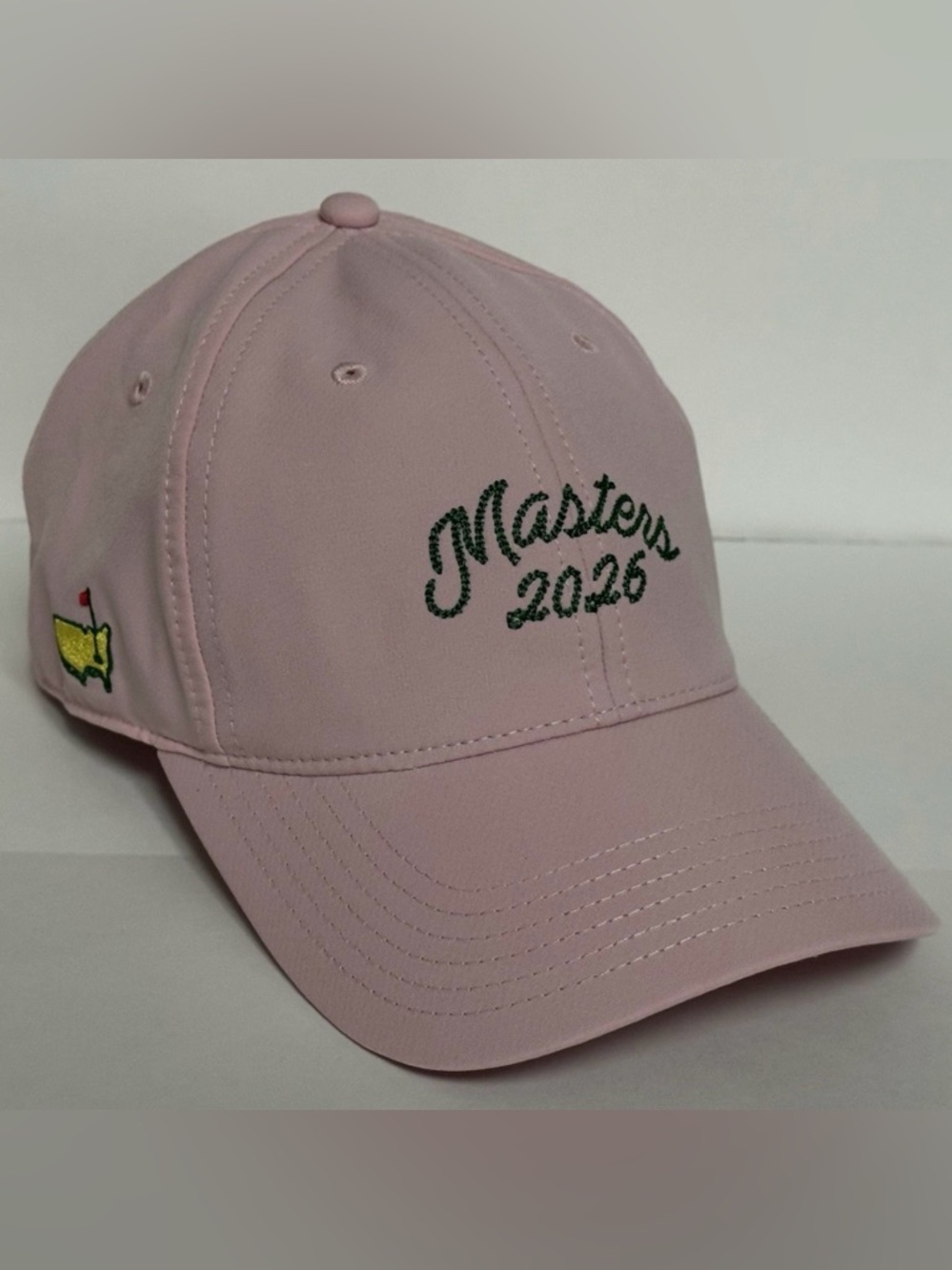 NWT 2026 Masters Script Pink Ladies Fit Hat Golf Cap Augusta